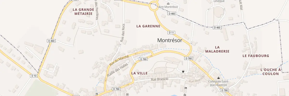 Plan du 37 Rue du Marche à Montrésor