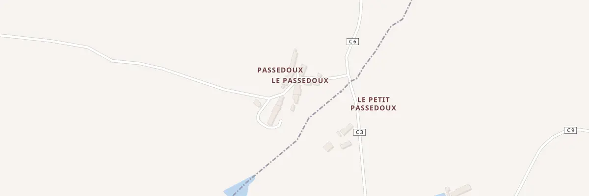 Plan du 5 Le Passedoux à Tilly