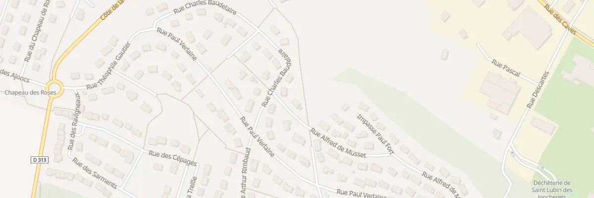Plan du 1 Rue Alfred de Musset à Saint-Lubin-des-Joncherets