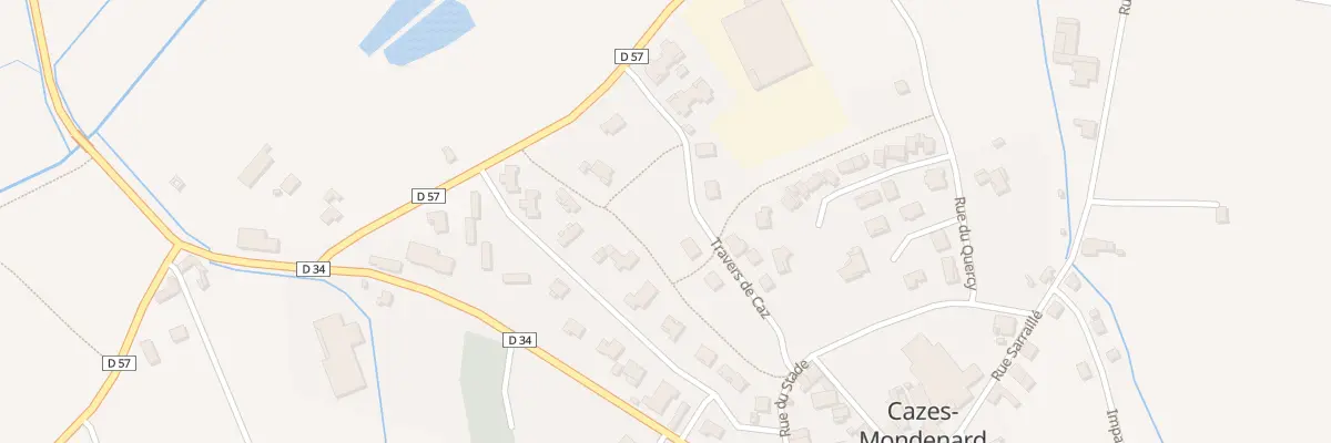 Plan du 9 Rue de la Légion d’Honneur à Cazes-Mondenard