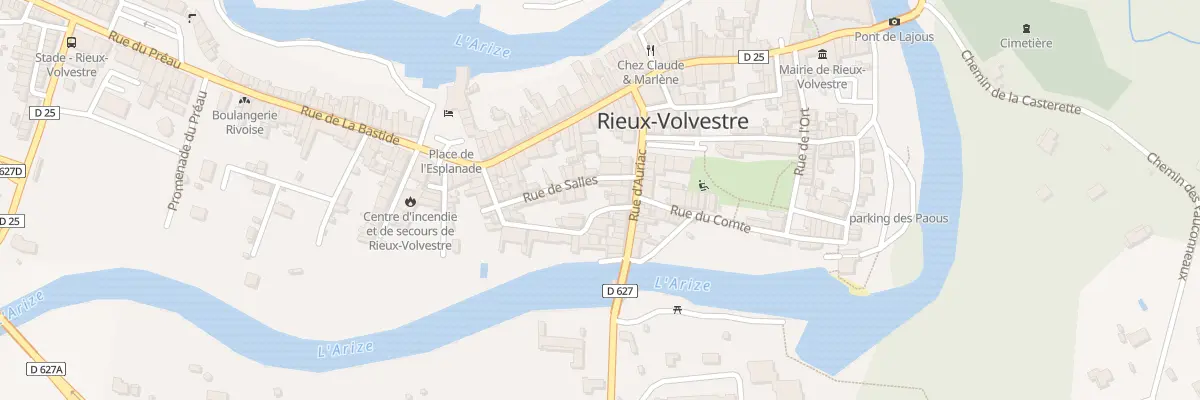 Plan du 10 Rue de Salles à Rieux-Volvestre