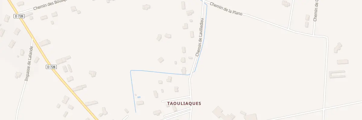 Plan du 1470 Che de Lavilledieu à Labastide-du-Temple