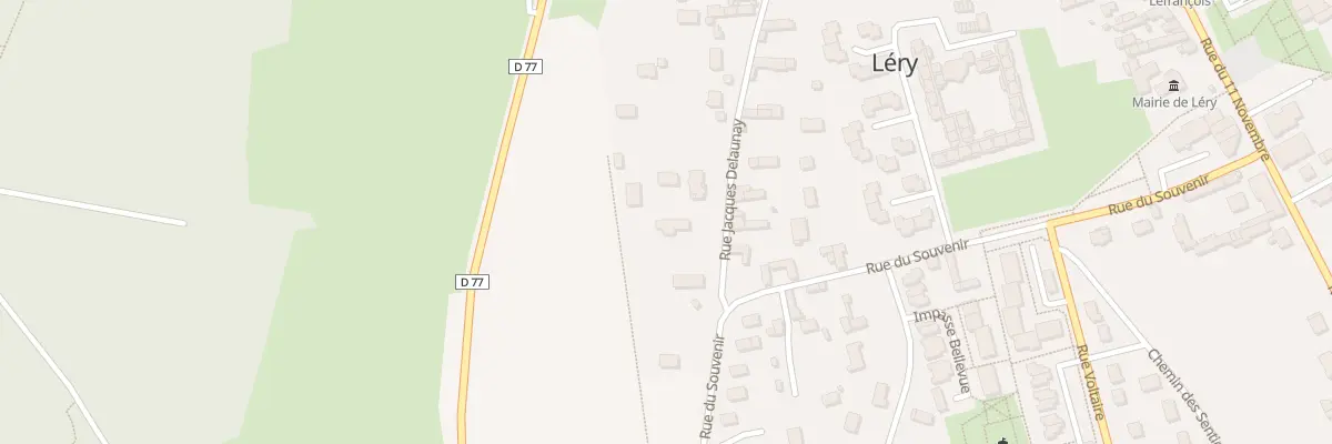 Plan du 3 Rue Jacques Delaunay à Léry
