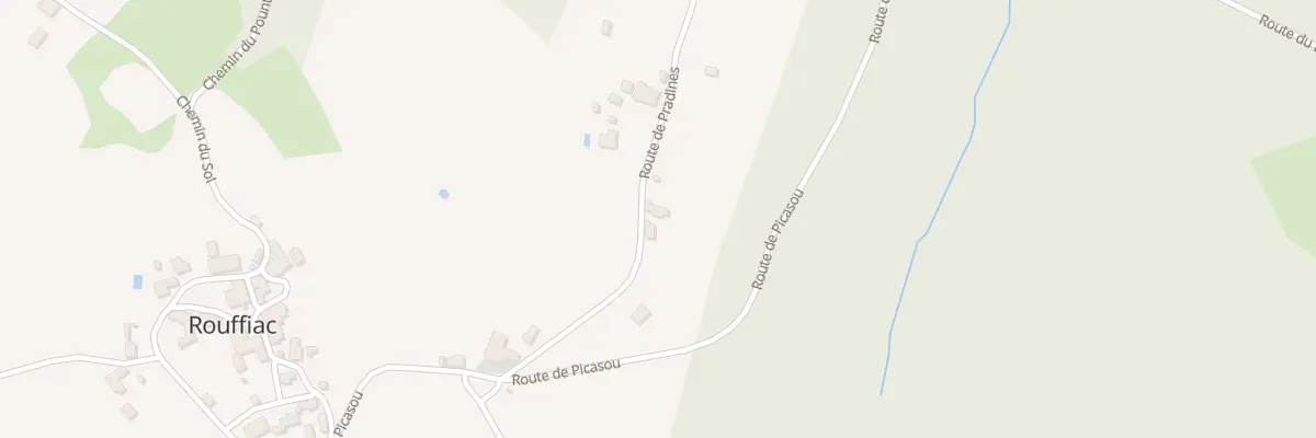Plan du 5020 Pradines à Carnac-Rouffiac