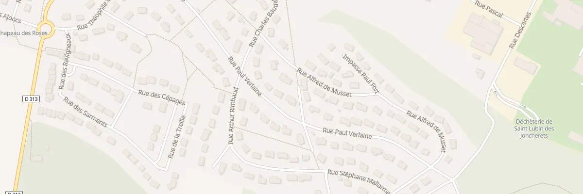 Plan du 17 Rue Paul Verlaine à Saint-Lubin-des-Joncherets