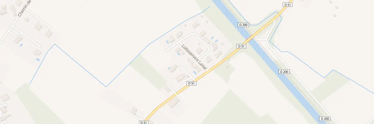Plan du 2 Lot Lartel à Escatalens