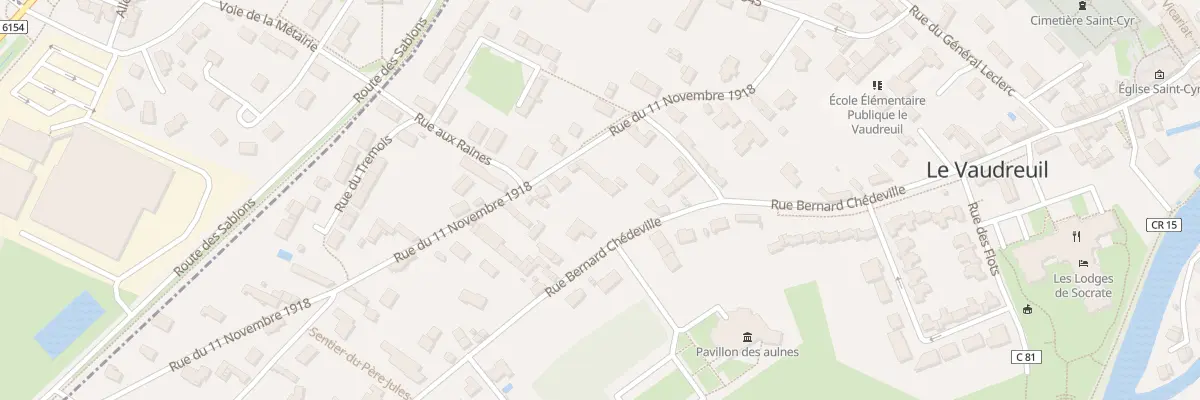 Plan du 9 Rue du Onze Novembre au Vaudreuil