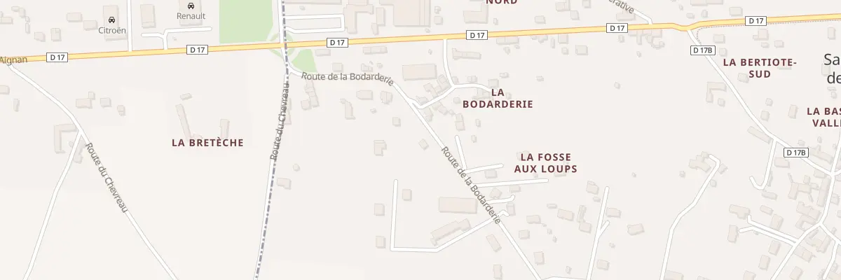 Plan du 12 Rte de la Bodarderie à Saint-Julien-de-Chédon