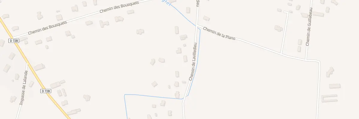 Plan du 1338 Che de Lavilledieu à Labastide-du-Temple