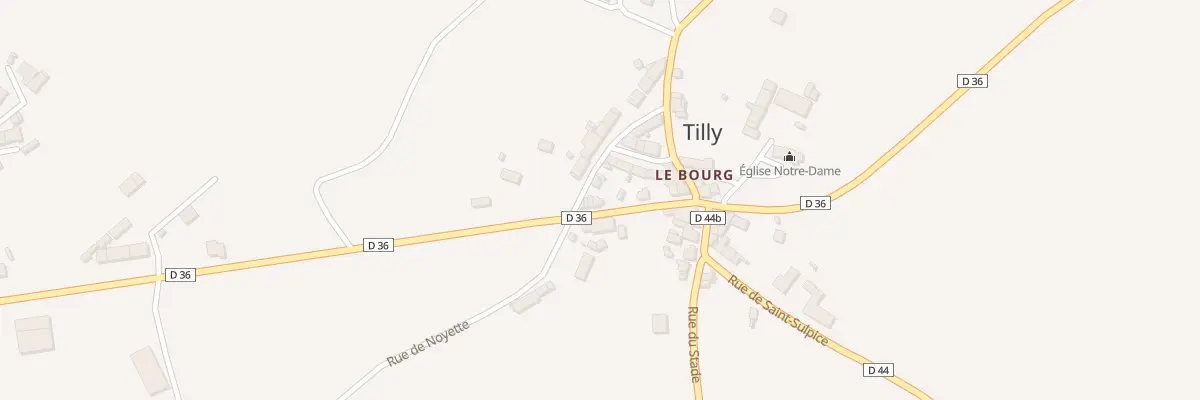 Plan du 6 Rue de la Trimouille à Tilly