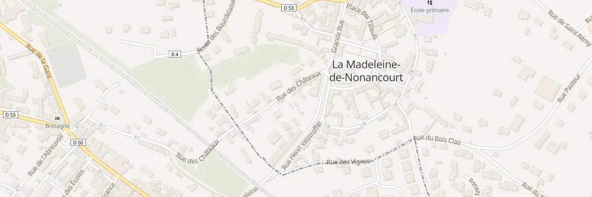 Plan du 3 Rue des Châteaux à La Madeleine-de-Nonancourt