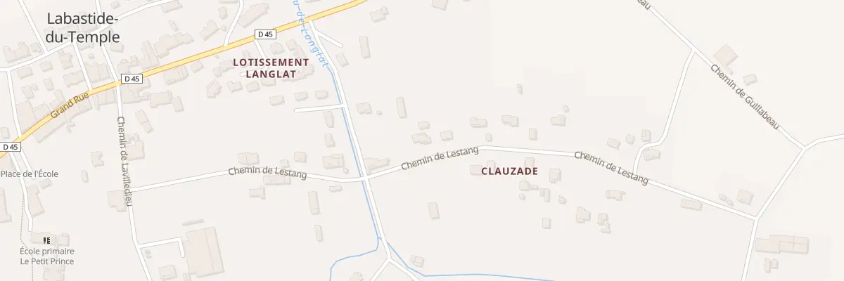 Plan du 373 Che de Lestang à Labastide-du-Temple
