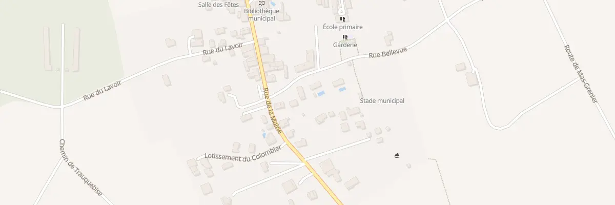 Plan du 4 Rue Bellevue à Savenès