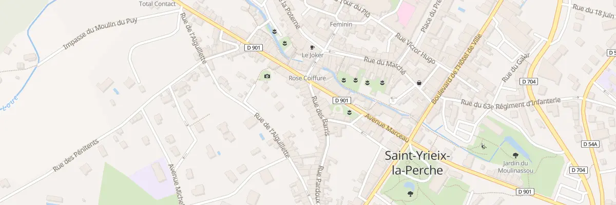 Plan du 10 Rue des Barris à Saint-Yrieix-la-Perche