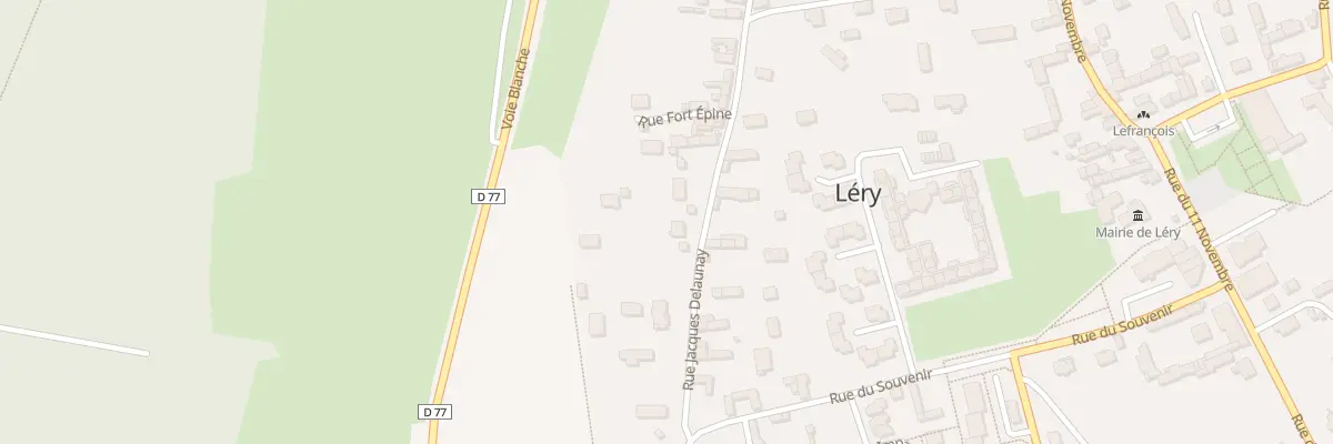 Plan du 7 Rue Jacques Delaunay à Léry