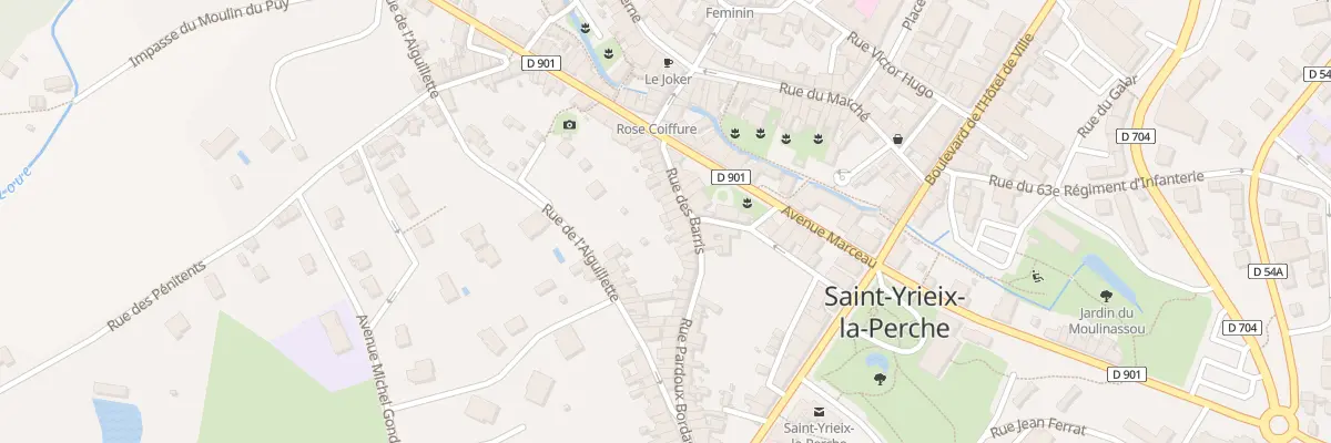 Plan du 18 Rue des Barris à Saint-Yrieix-la-Perche