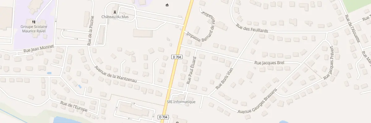 Plan du 4 Rue Paul Eluard à Saint-Yrieix-la-Perche
