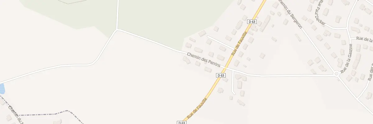 Plan du 5 Che des Perrins à Huest