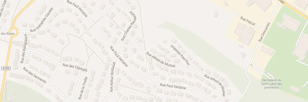 Plan du 3 Rue Alfred de Musset à Saint-Lubin-des-Joncherets