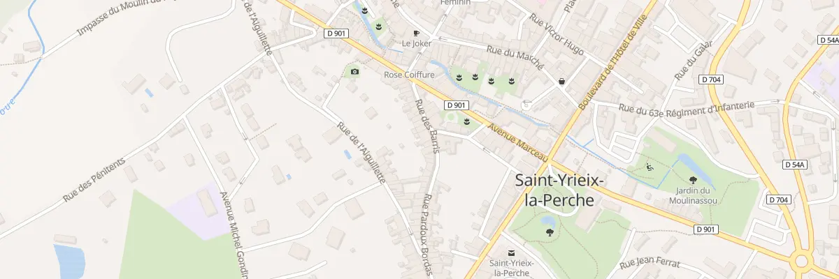 Plan du 20 Rue des Barris à Saint-Yrieix-la-Perche