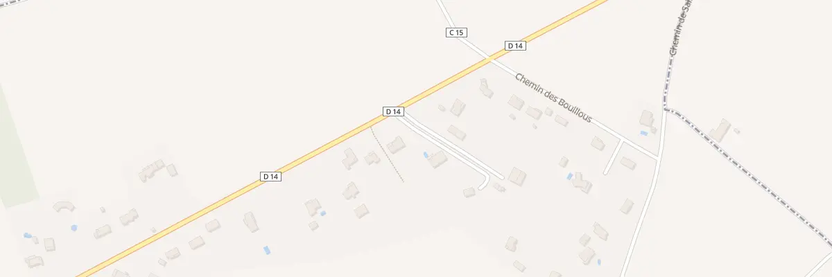 Plan du 2928 D 14 de Lavilledieu à Saint-Porquier