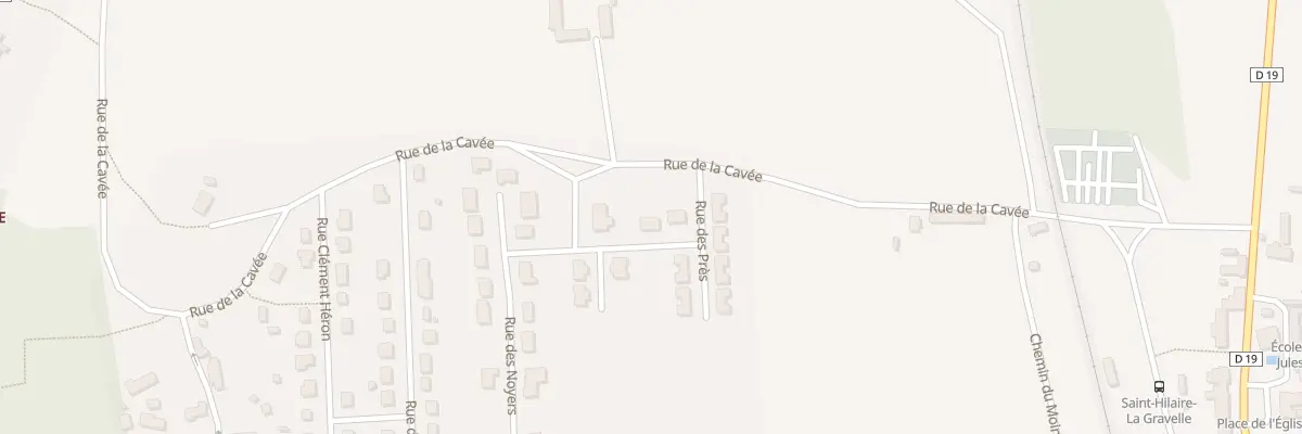 Plan du 101 Rue des Noyers à Saint-Hilaire-la-Gravelle