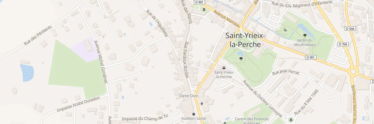 Plan du 19 Rue Pardoux Bordas à Saint-Junien