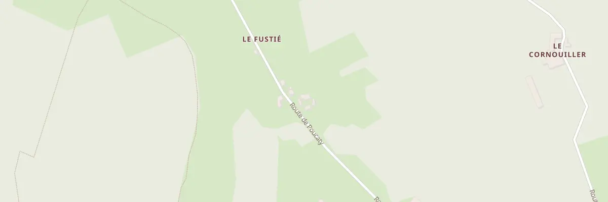 Plan du 5090 Le Fustie à Goujounac