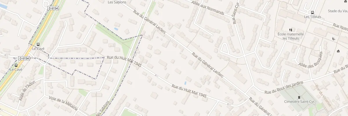 Plan du 27B Rue du Général Leclerc au Vaudreuil