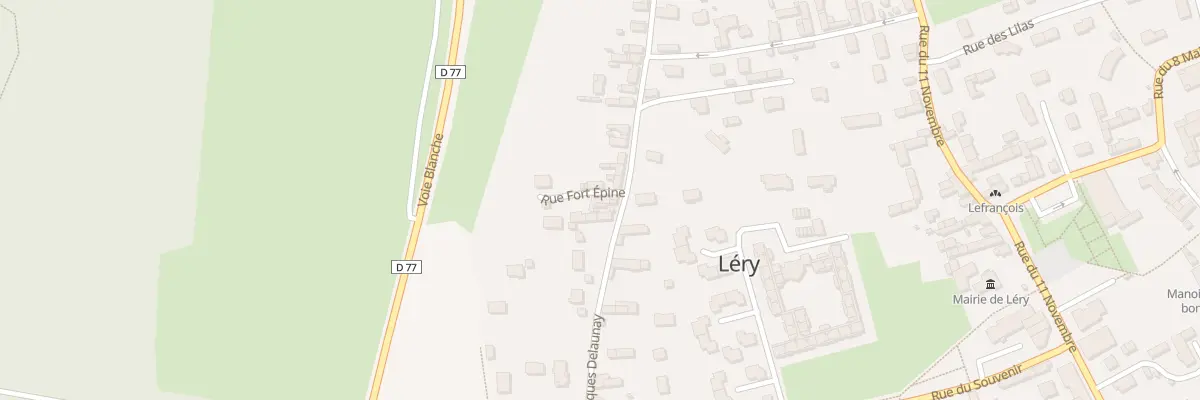 Plan du 11 Rue Jacques Delaunay à Léry