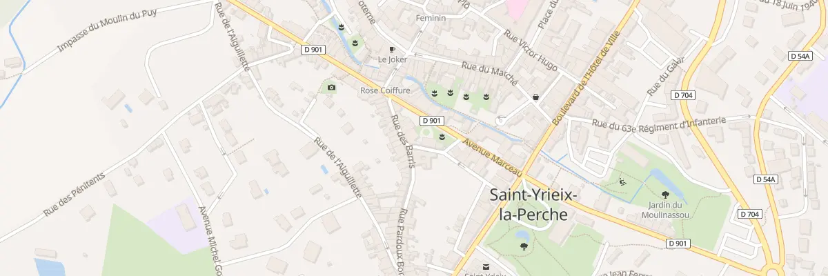 Plan du 9 Rue des Barris à Saint-Yrieix-la-Perche