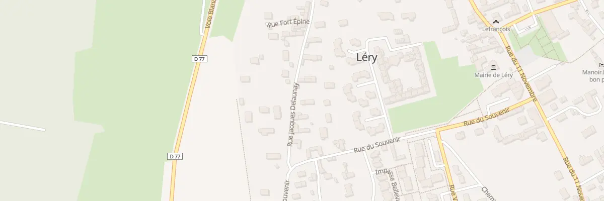 Plan du 8T Rue Jacques Delaunay à Léry