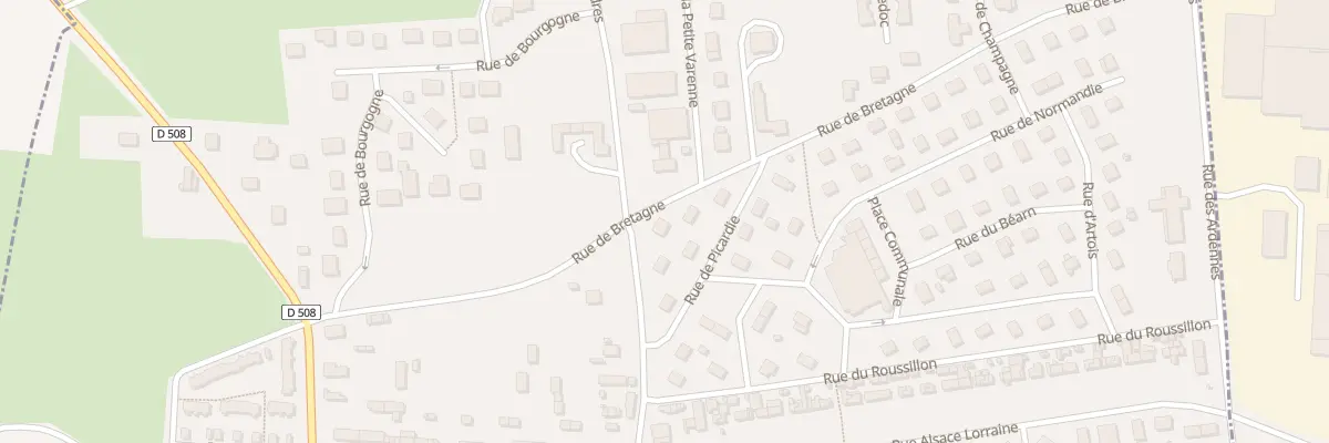 Plan du 17 Rue des Flandres au Manoir