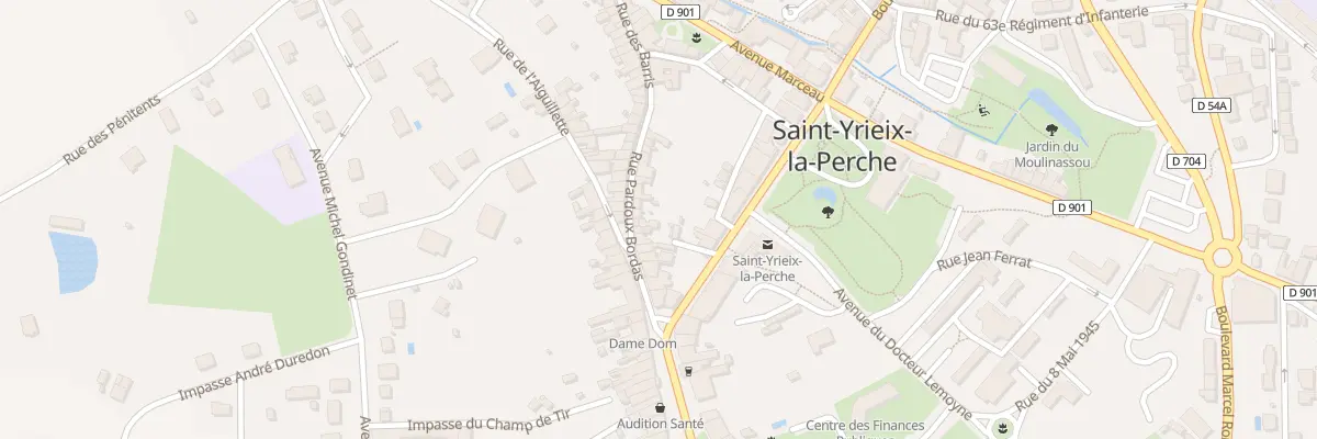 Plan du 17 Rue Pardoux Bordas à Saint-Yrieix-la-Perche