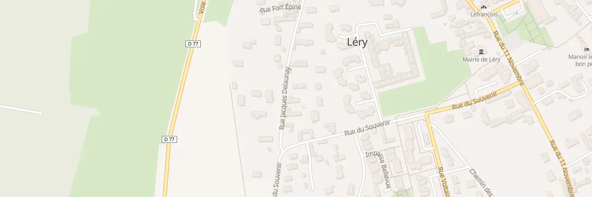 Plan du 8 Rue Jacques Delaunay à Léry