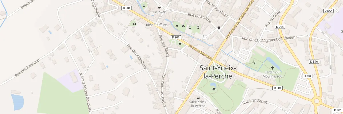 Plan du 17 Rue des Barris à Saint-Yrieix-la-Perche