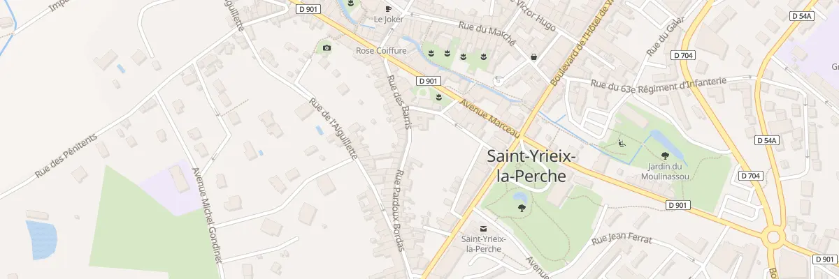 Plan du 19 Rue des Barris à Saint-Yrieix-la-Perche