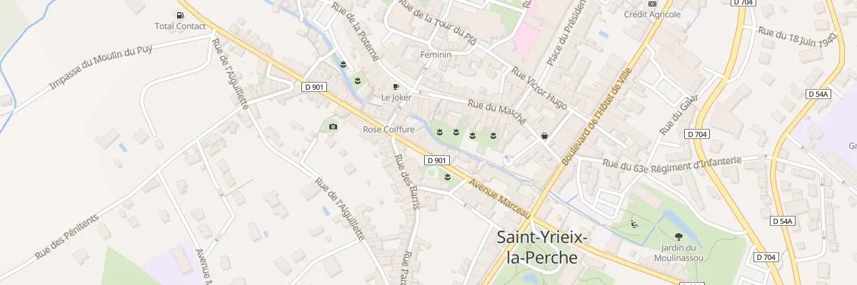 Plan du 20 Av Marceau à Saint-Yrieix-la-Perche