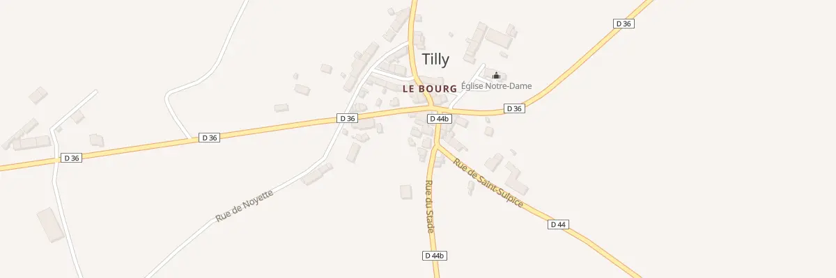 Plan du 6 Rue de Saint Sulpice à Tilly