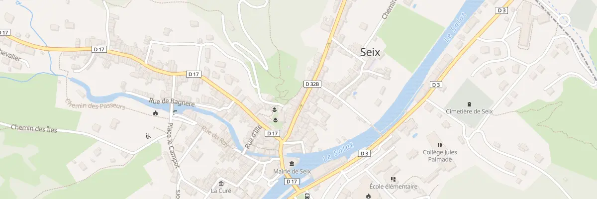 Plan du 21 Rue du Fons de Seix à Seix