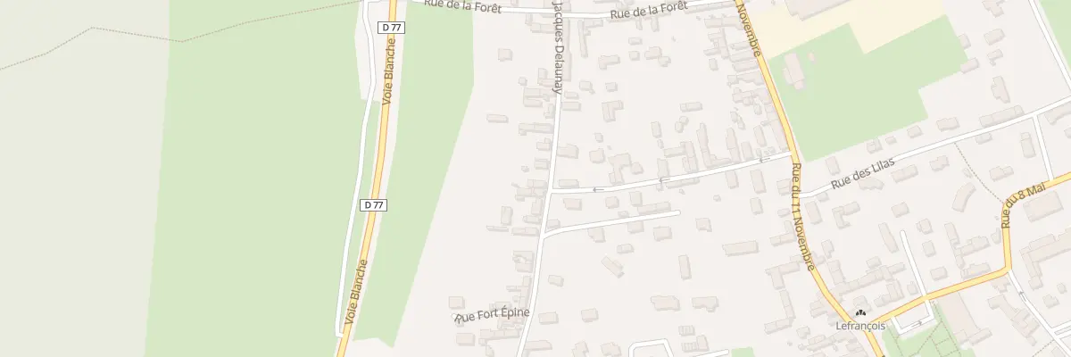 Plan du 33 Rue Jacques Delaunay à Léry