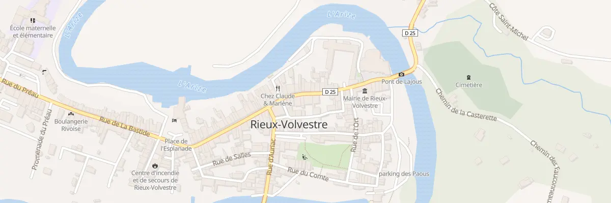 Plan du 19 Rue de l’Evéché à Rieux-Volvestre