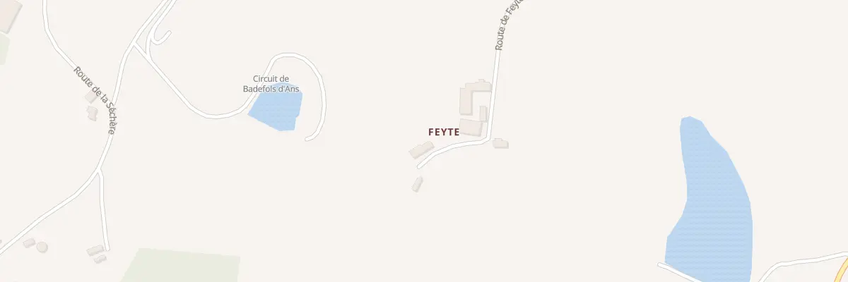 Plan du 778 Rte de Feyte à Badefols-d’Ans