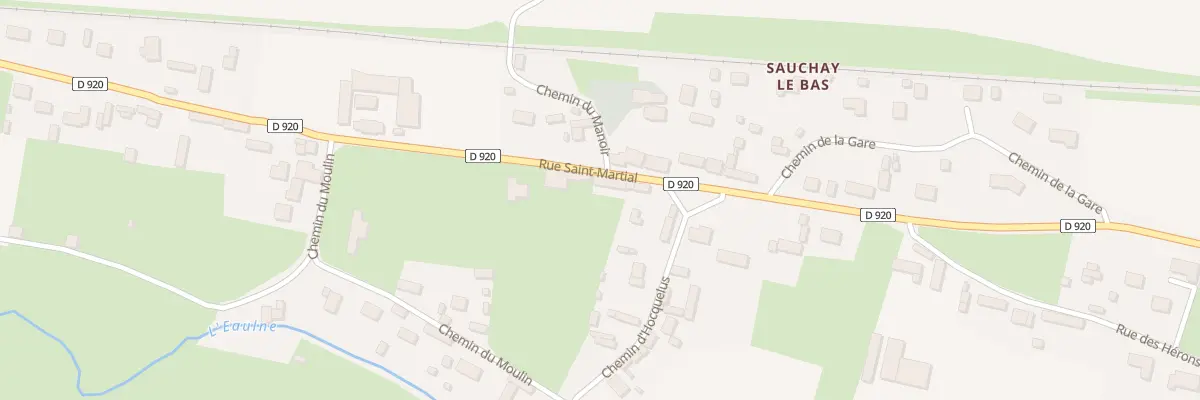 Plan du 21 Rue Saint Martial à Sauchay