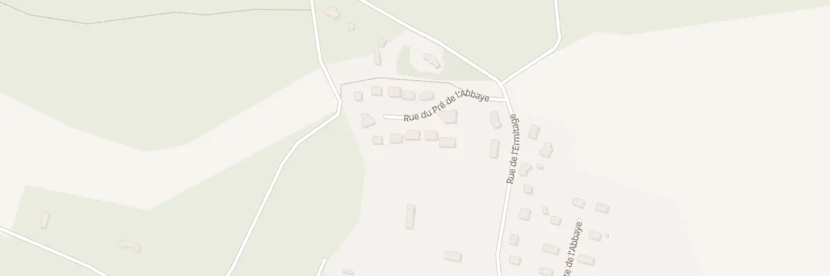 Plan du 7 Rue du Pré de l’Abbaye à Huest