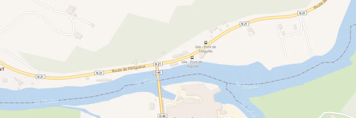 Plan du 370 Le Pont de l’Aiguille à Isle