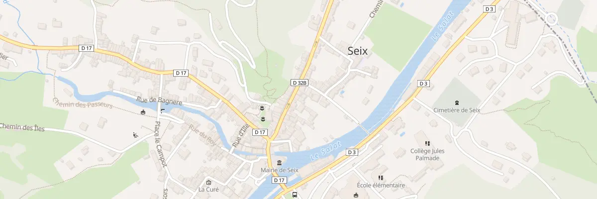 Plan du 22 Rue du Fons de Seix à Seix