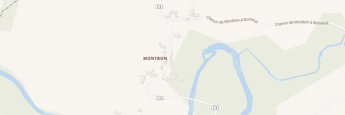 Plan du 14 Montbon à Saint-Martin-le-Mault