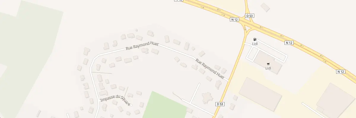 Plan du 28 Rue Raymond Huet à La Madeleine-de-Nonancourt