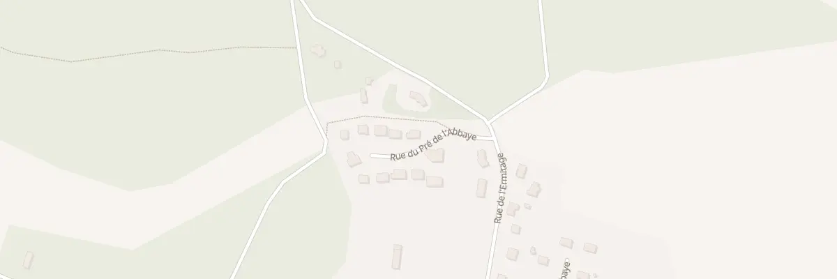 Plan du 2 Rue du Pré de l’Abbaye à Huest